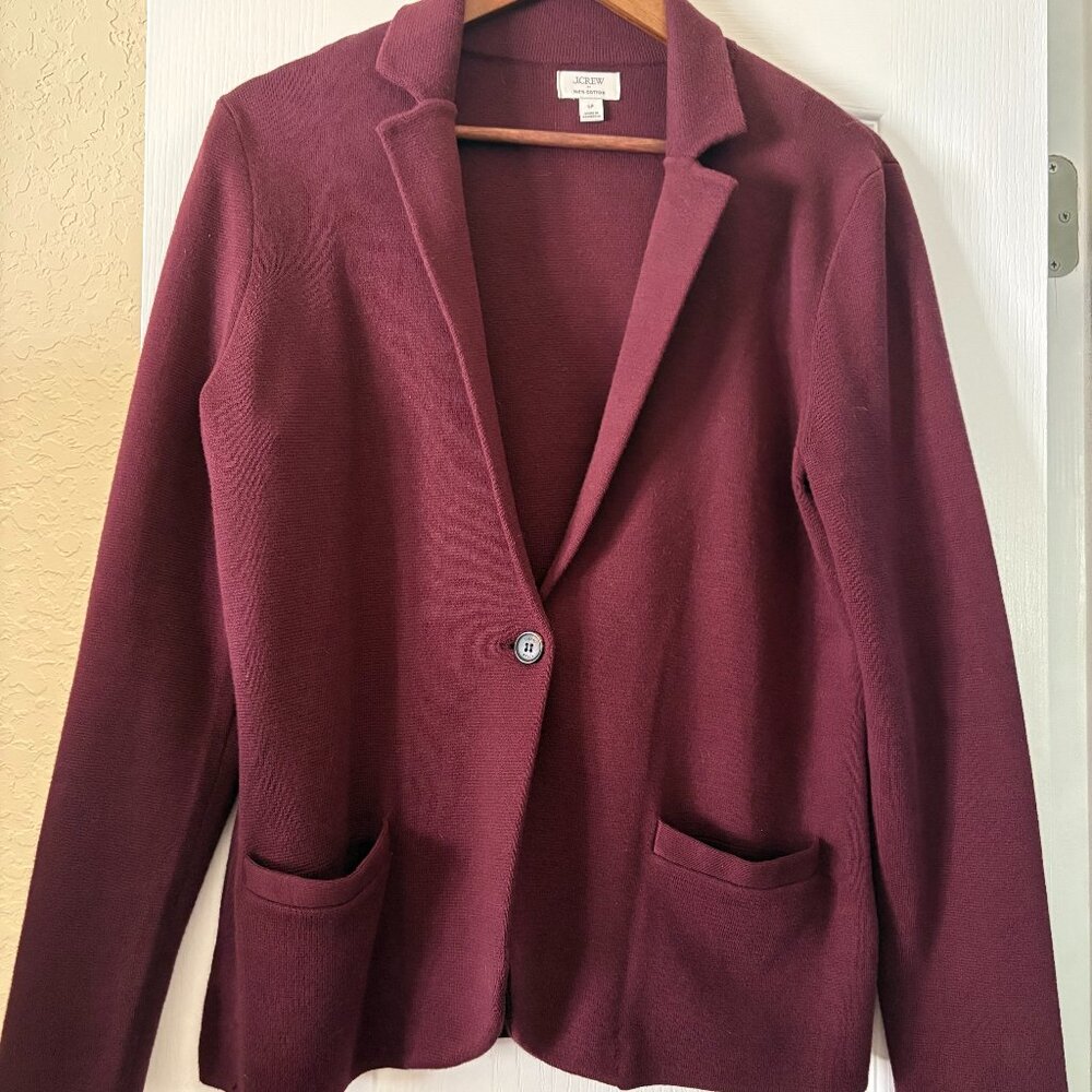 J. Crew Sweater Blazer - Petite large ladies